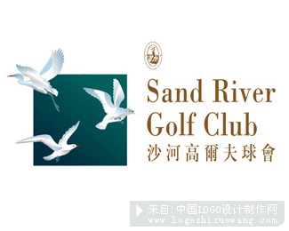 沙河高尔夫球会logo设计
