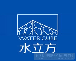 国家游泳中心水立方logo设计