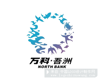 万科吾洲地产logo设计