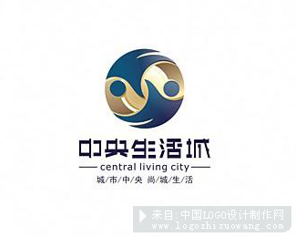 中央生活城 logo设计欣赏