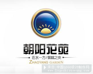 朝阳花苑 logo设计欣赏