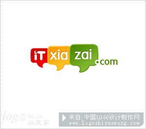 itxiazai.com标志设计欣赏