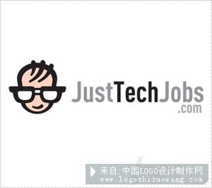 JustTechjobs.comlogo设计欣赏