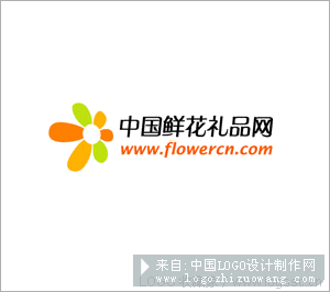中国礼品鲜花网logo设计欣赏