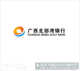 广西北部湾银行logo设计欣赏