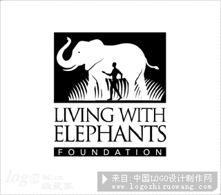 Living with Elephants Foundationlogo设计欣赏