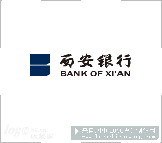 西安银行商标设计欣赏