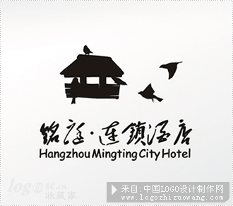 杭州铭庭连锁酒店建筑logo设计欣赏