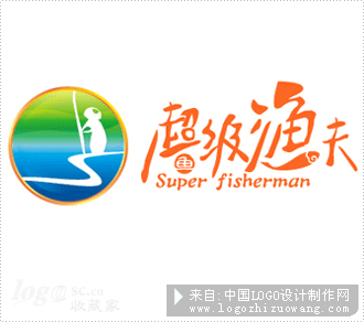 超级渔夫中餐建筑logo设计欣赏