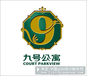 9号公寓建筑logo设计欣赏