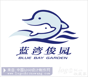 蓝湾俊园建筑logo设计欣赏