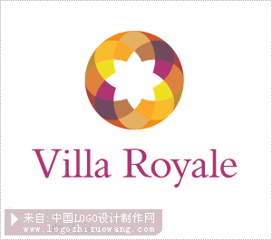 Villa Royale 豪华别墅房产标志设计欣赏