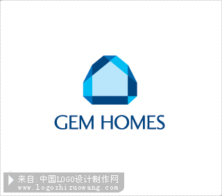 Gem Homes房产标志设计欣赏
