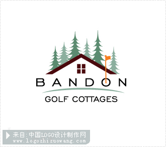 班敦金别墅 Bandon Gold Cottages房产标志设计欣赏