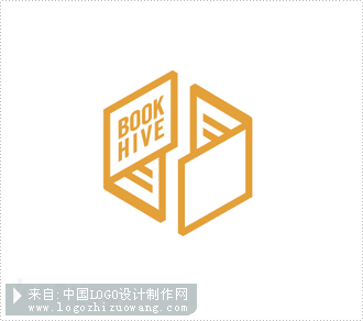 书的蜂窝 book hive商标设计欣赏