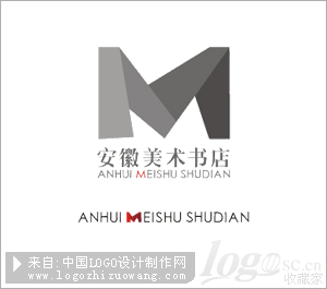 安徽美术书店logo设计欣赏