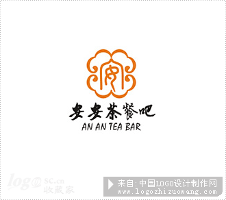 云南安安茶餐厅logo设计欣赏