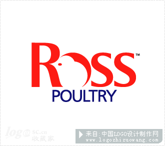 罗斯家禽 ross poultry标志设计欣赏