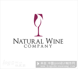 天然葡萄酒logo欣赏