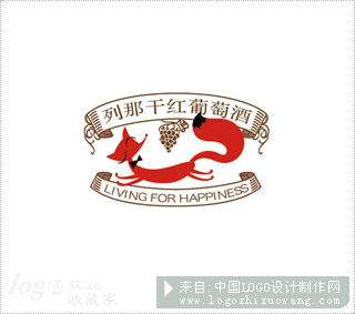 列那葡萄酒logo设计欣赏