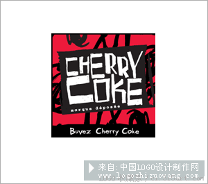 CHERRY COKE樱桃可乐logo设计欣赏