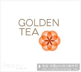 golden tea商标设计欣赏