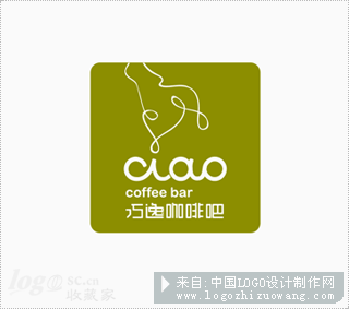 瑞典 CIAO 咖啡连锁店logo设计欣赏
