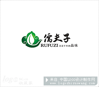 儒夫子茶业标志设计欣赏