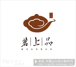 茗上品茶馆logo设计欣赏