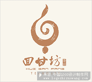 回甘坊茶庄logo设计欣赏