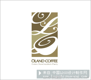 欧蓝咖啡标志设计欣赏