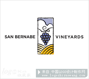 san bernabe vineyardslogo设计欣赏