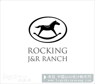 Rocking J&R Ranch标志设计欣赏