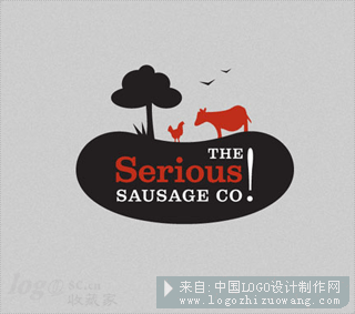 The Serious sausage co标志设计欣赏