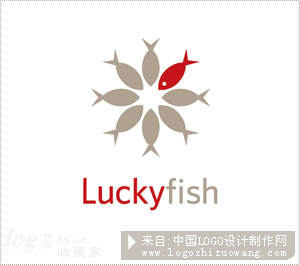 Lucky Fish标志设计欣赏