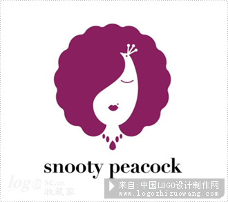 骄傲的孔雀珠宝 snooty peacock标志设计欣赏