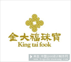 金大福珠宝logo设计欣赏