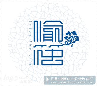 愉筷品牌家私家纺logo设计欣赏
