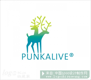 Punkalive家私家纺标志设计欣赏