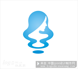 水中花化妆品logo设计欣赏