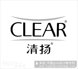 clear清扬logo设计欣赏