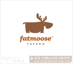 fatmoose tavern标志设计欣赏