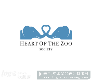 Heart of the Zoo Societylogo设计欣赏