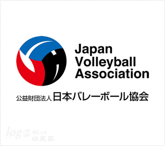 日本排球协会 JVA标志设计欣赏
