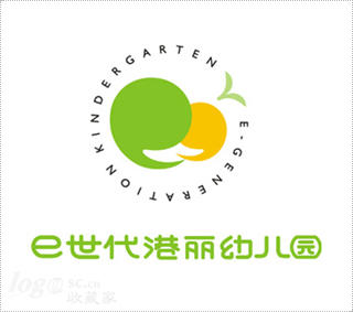 e时代港丽幼儿园logo欣赏