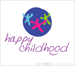 欢乐童年幼稚园logo欣赏