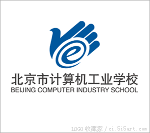 北京市计算机工业学校logo欣赏