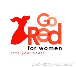 Go Red for Women标志设计欣赏