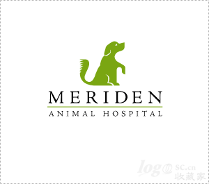 Meriden动物医院logo设计欣赏