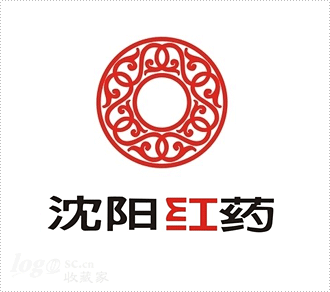 沈阳红药logo设计欣赏